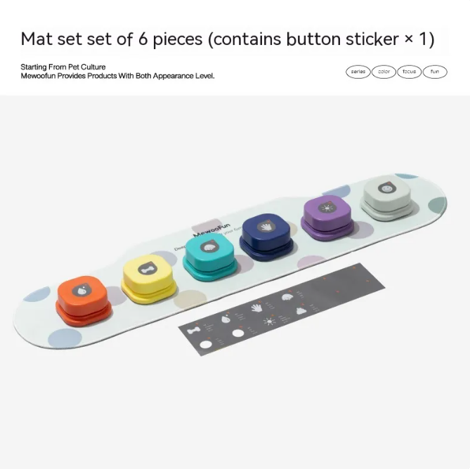 Talk With Me Pet Buttons – Recordable Communication Set
