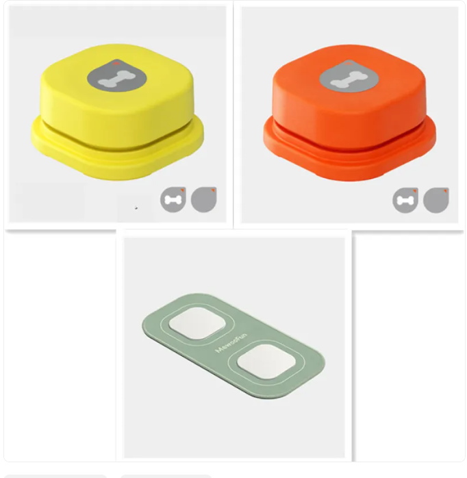 Talk With Me Pet Buttons – Recordable Communication Set